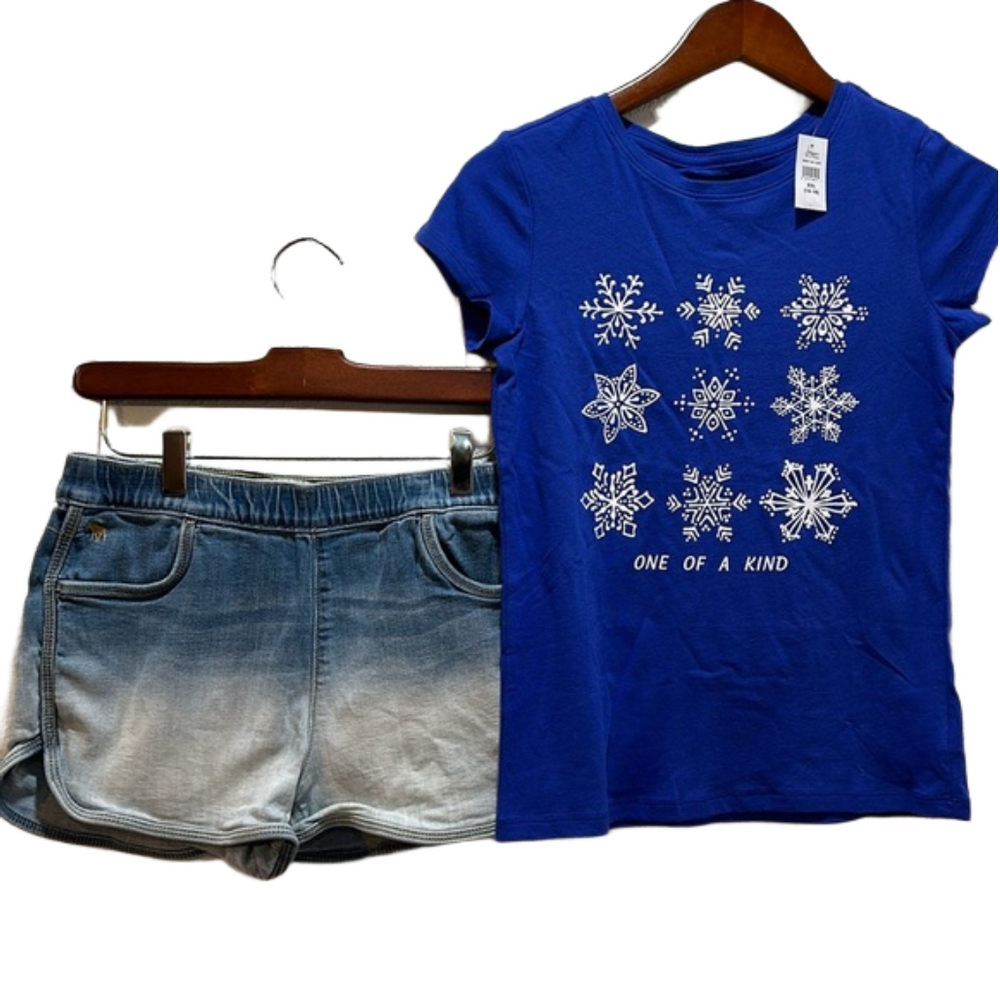 Abercrombie kids & GAP Kids Girls set size 14 GUC blue